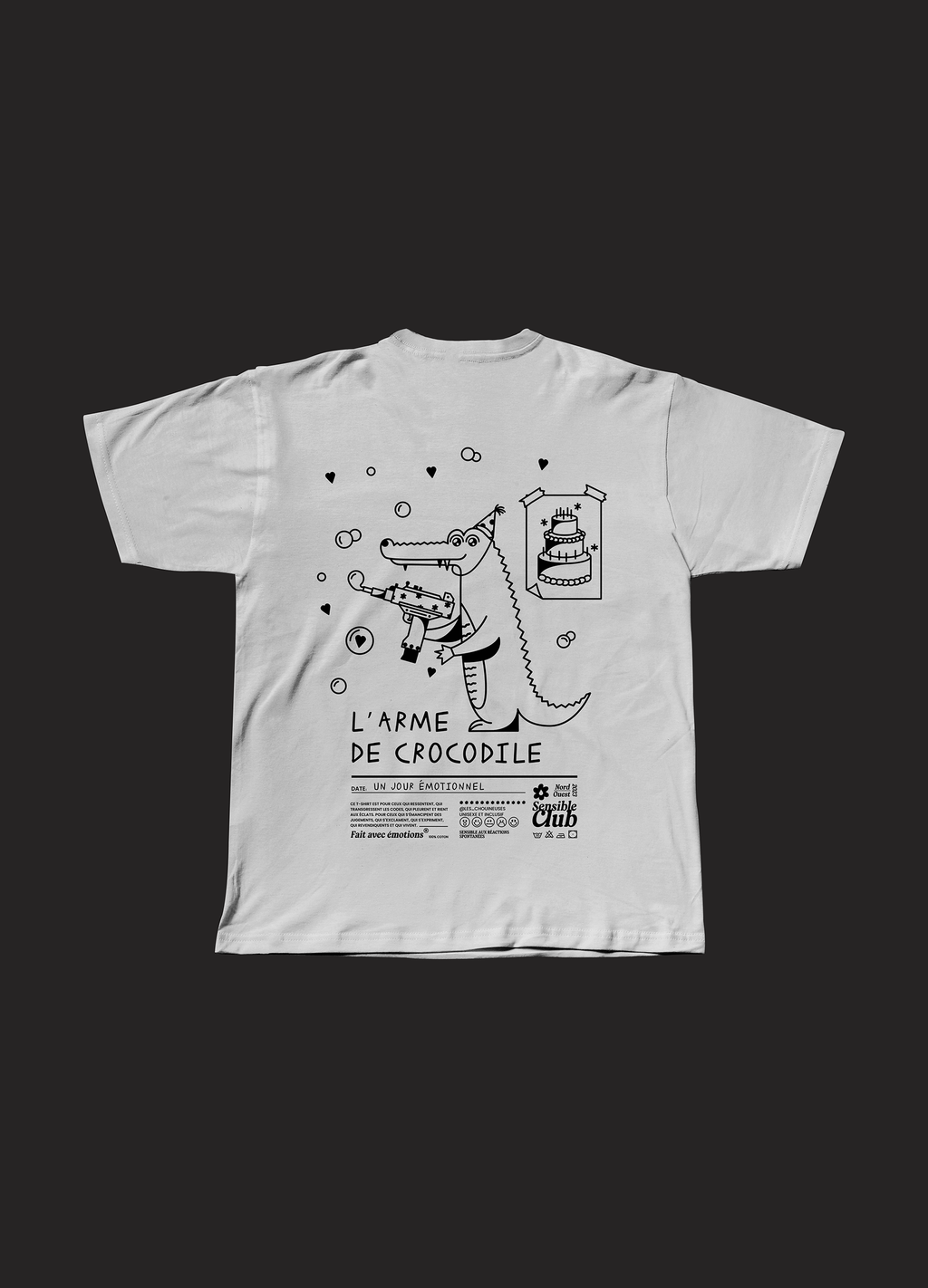 T-shirt - LARME DE CROCODILE