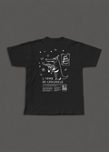 T-shirt NOIR - LARME DE CROCODILE