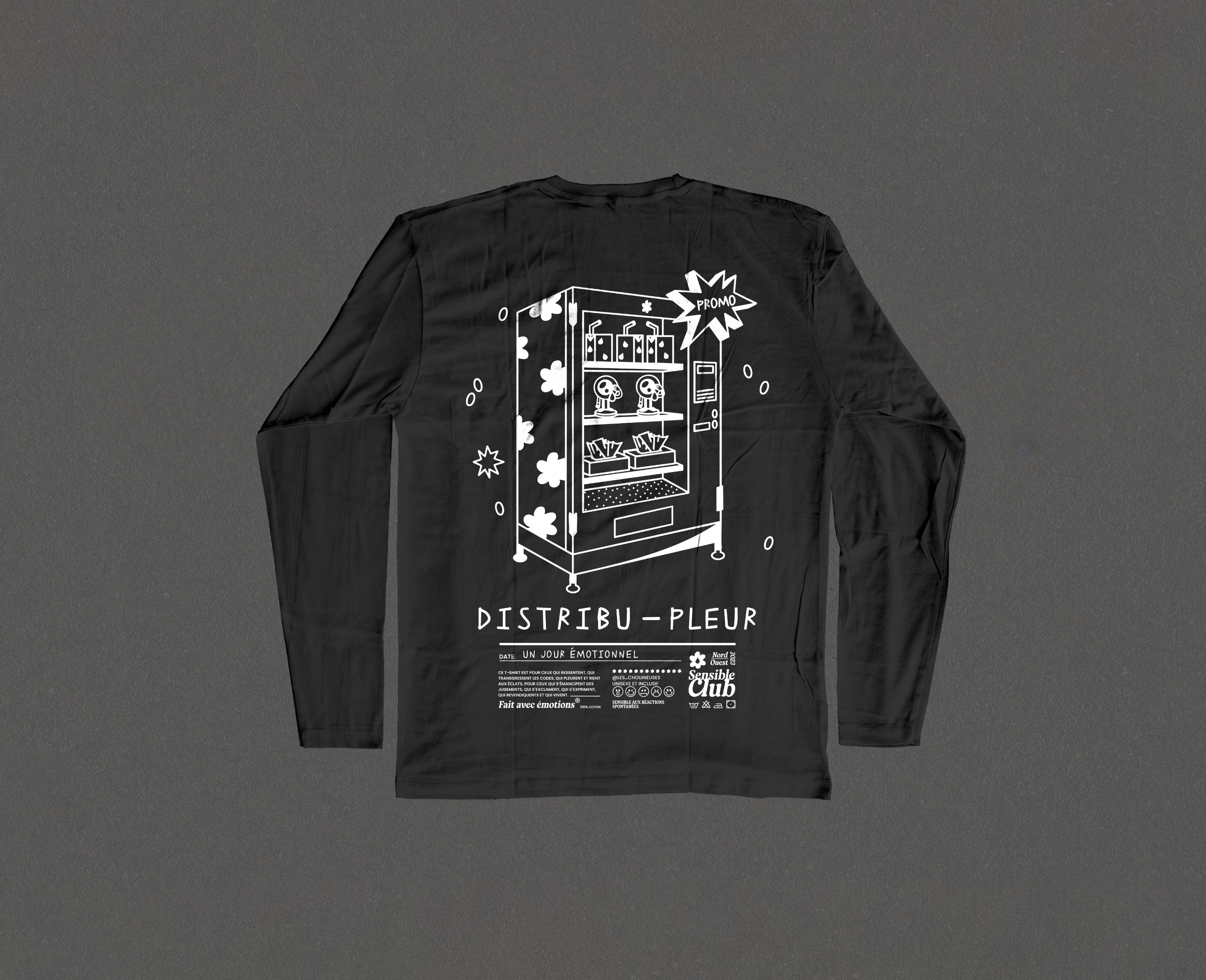 T-SHIRT MANCHE LONGUES - DISTRIBU-PLEUR