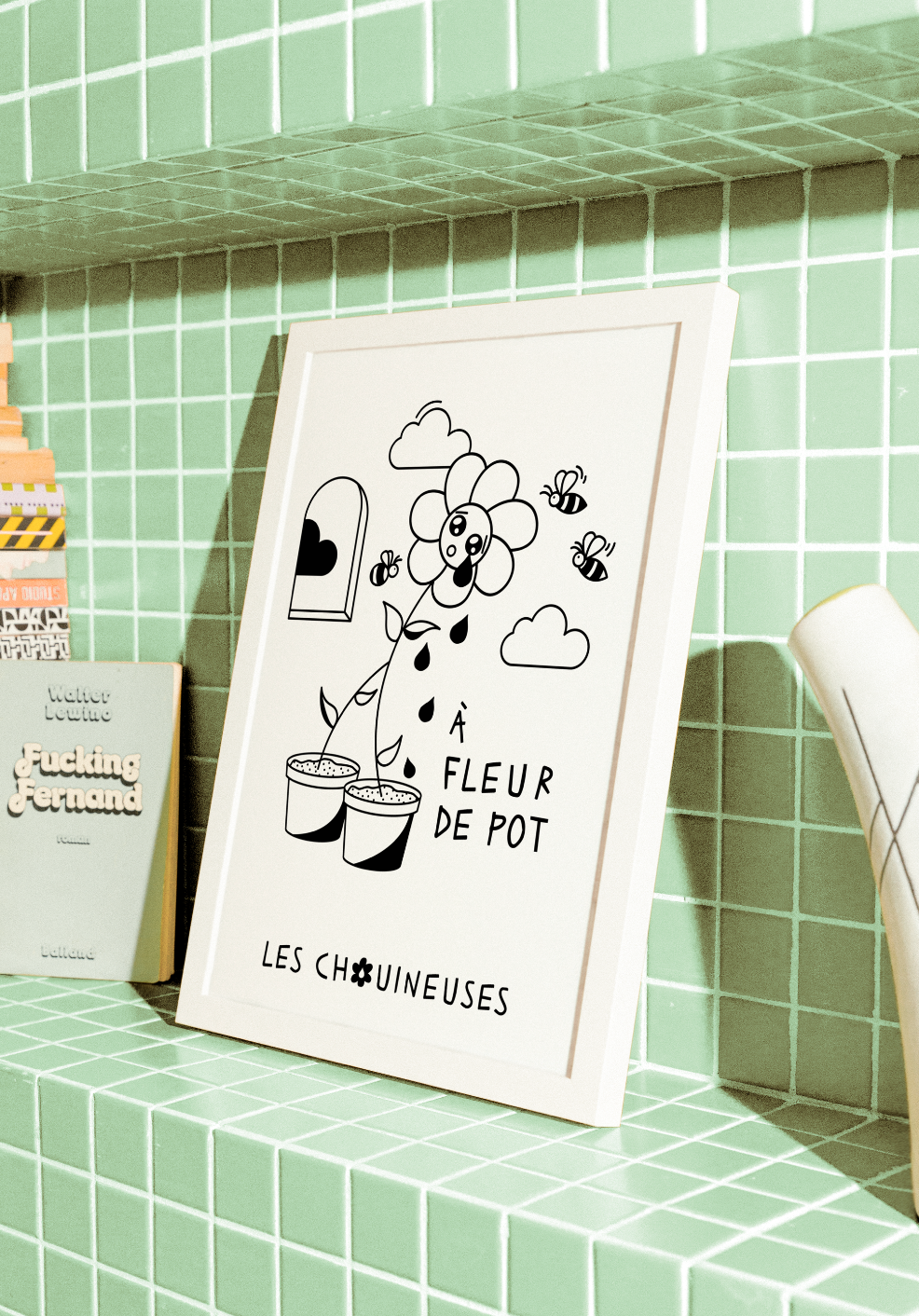 AFFICHE - A FLEUR DE POT