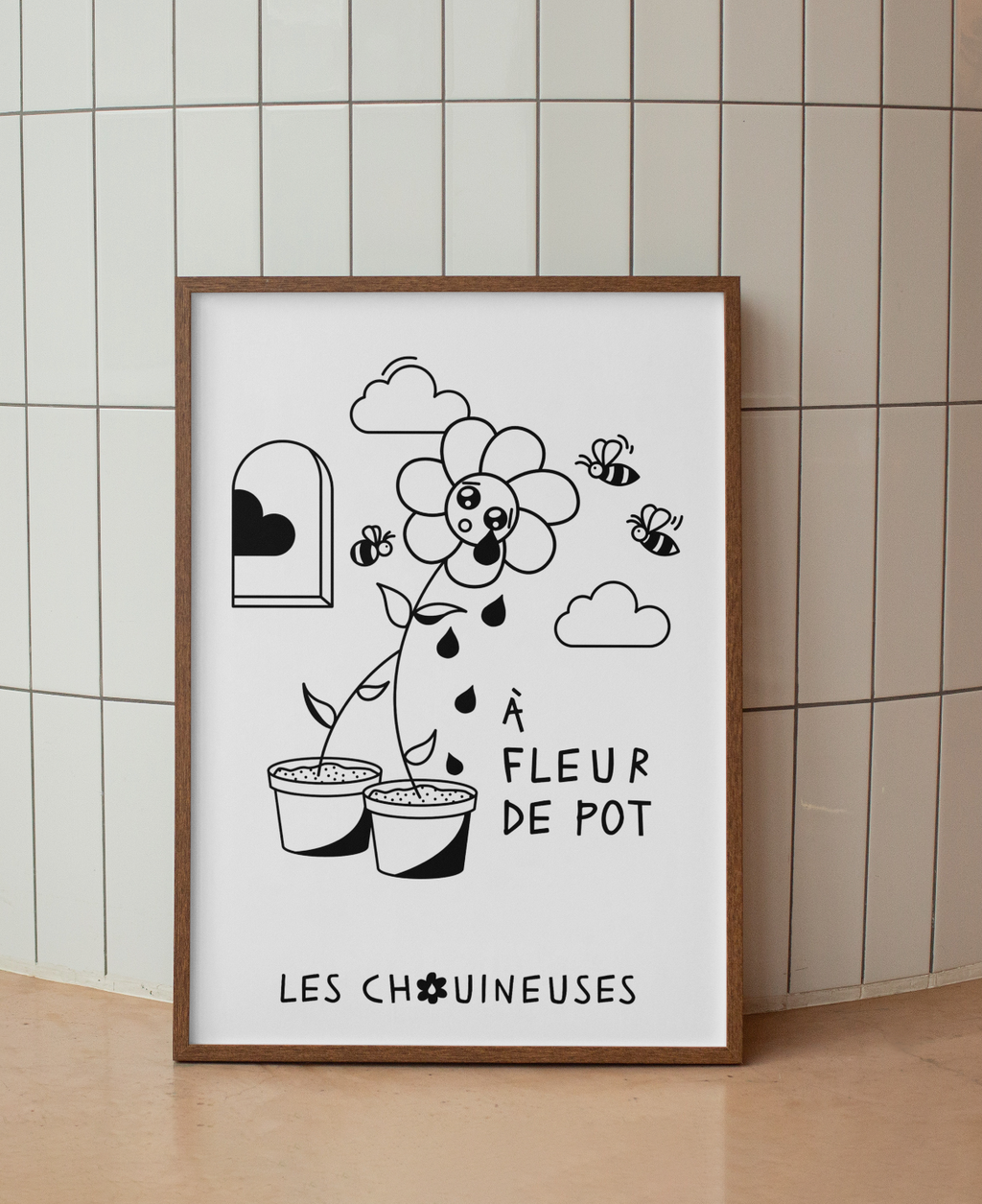 AFFICHE - A FLEUR DE POT