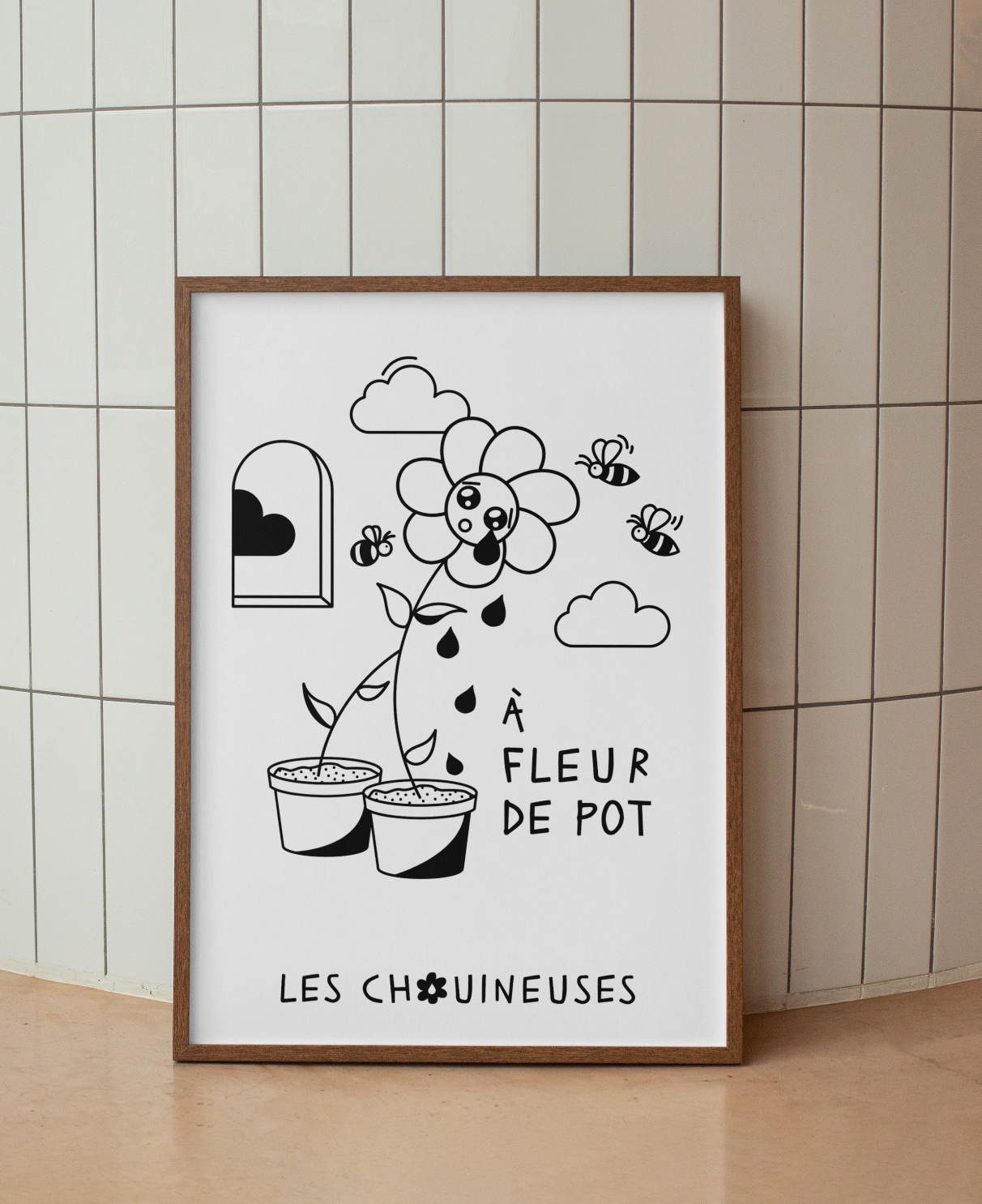 AFFICHE - A FLEUR DE POT