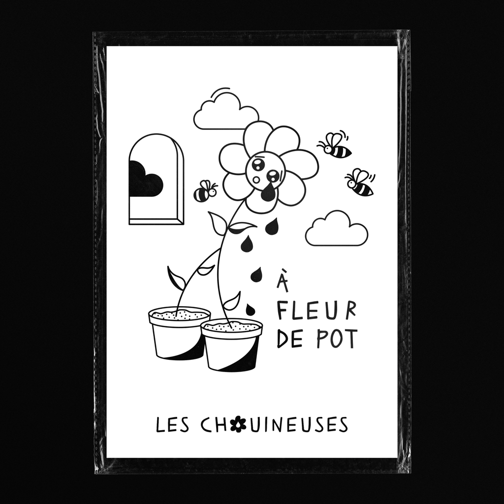 AFFICHE - A FLEUR DE POT