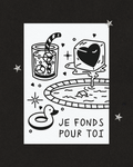 Carte postale - JE FOND POUR TOI