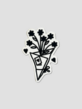STICKERS BOUQUET DE FLEURS
