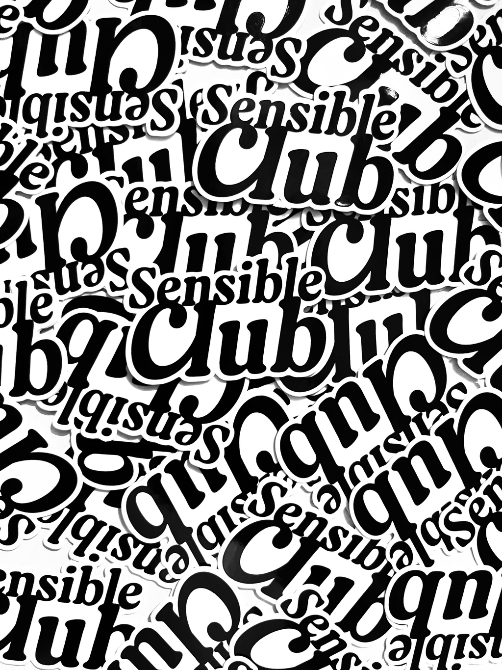 STICKER SENSIBLE CLUB