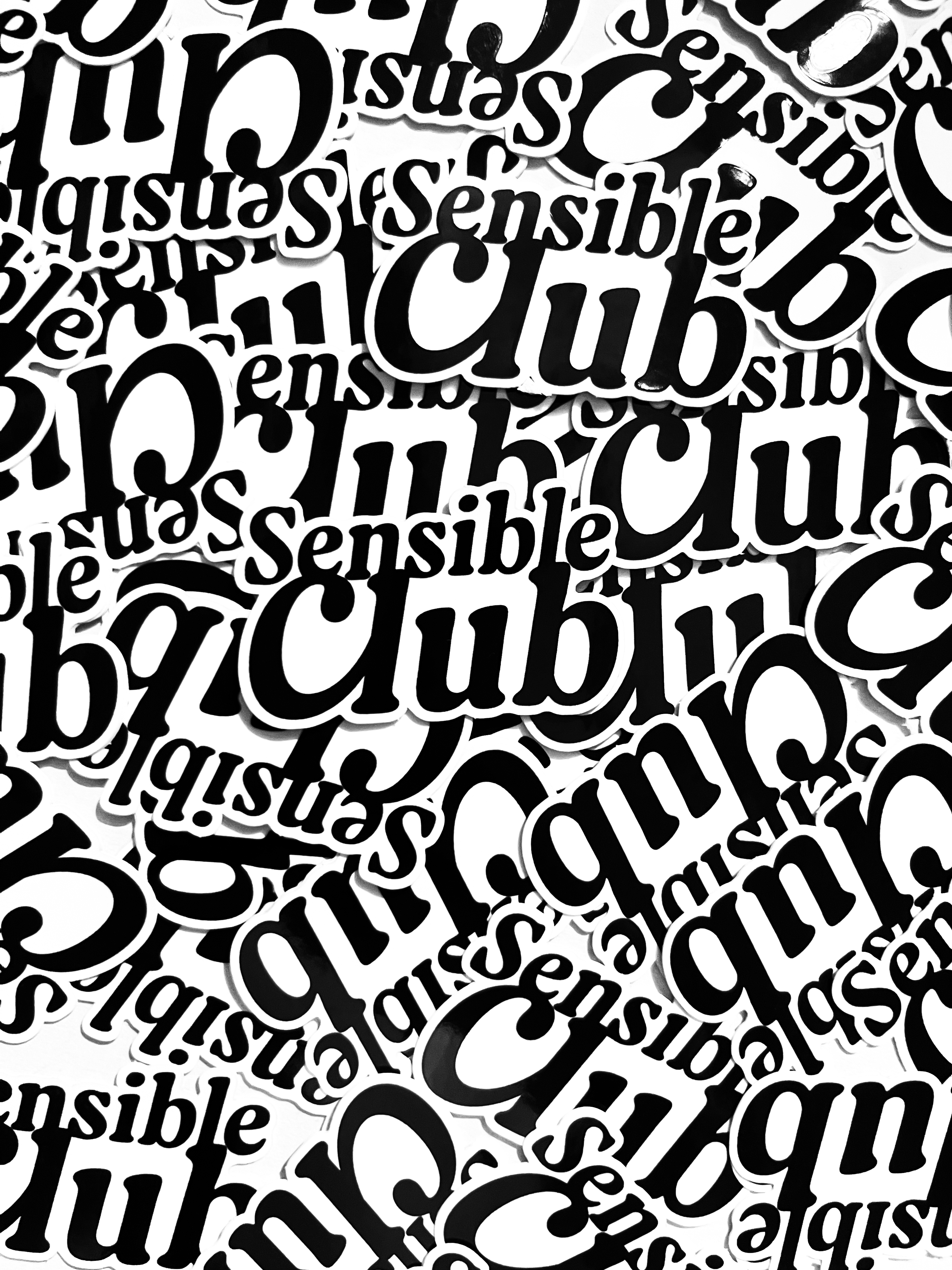 STICKER SENSIBLE CLUB