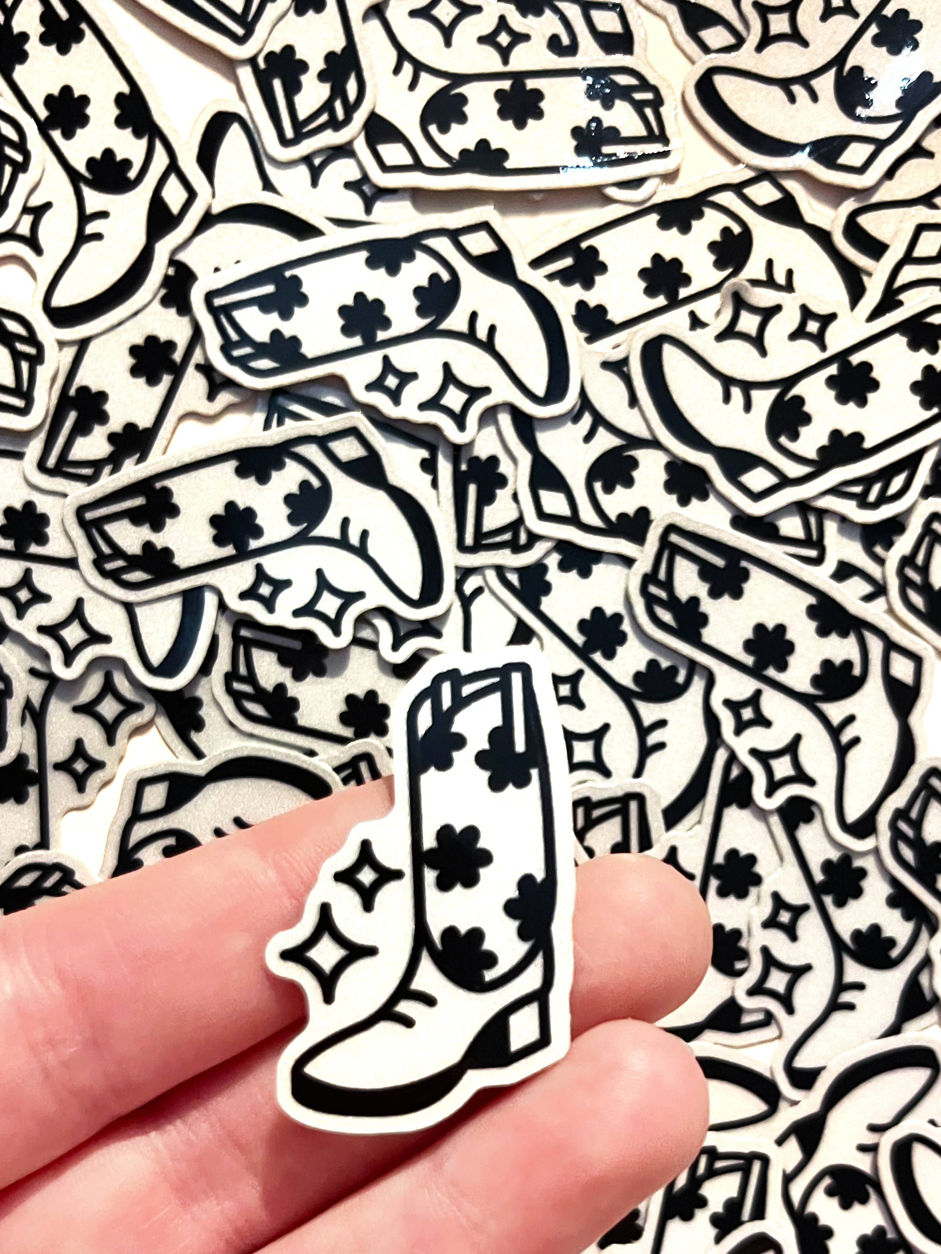 STICKER BOTTE COWBOY