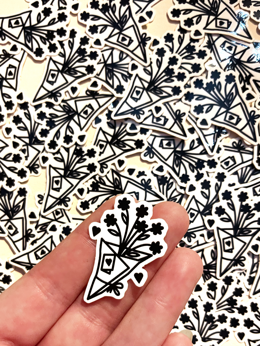 STICKERS BOUQUET DE FLEURS