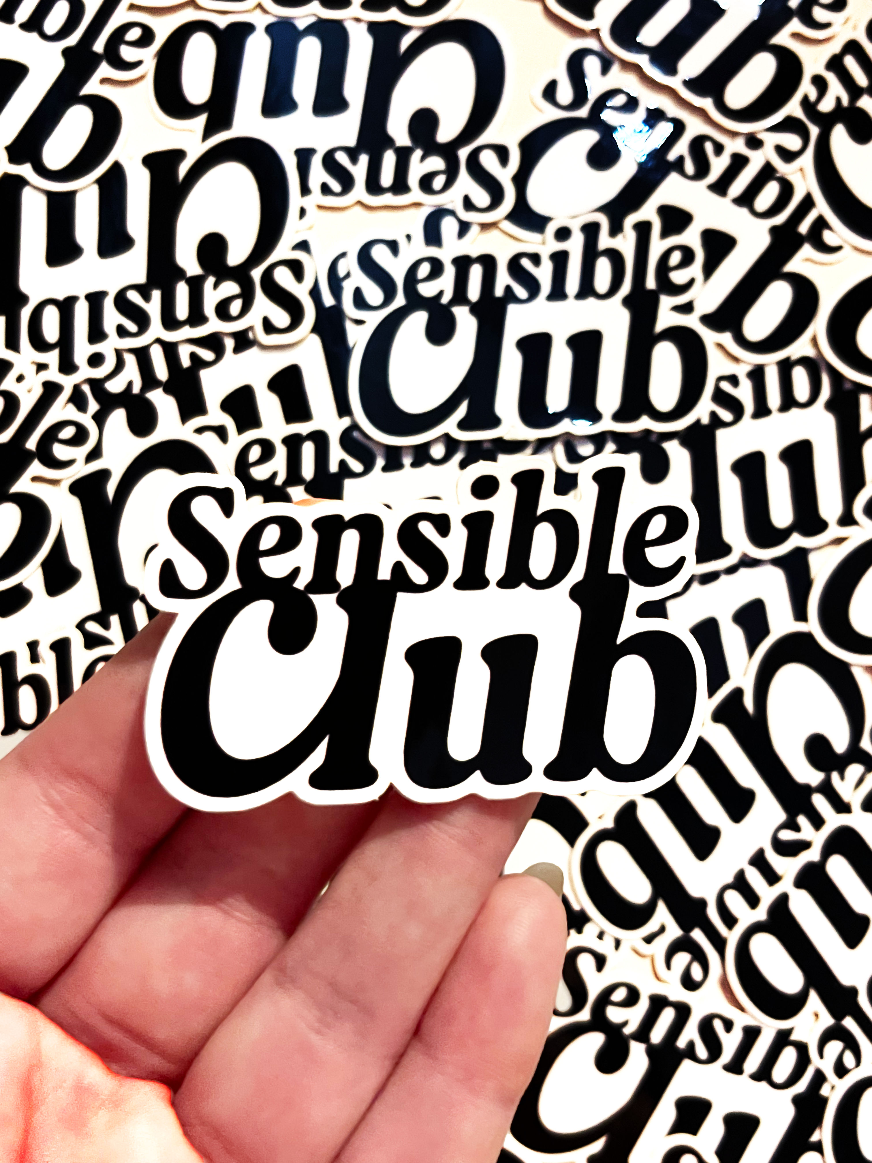STICKER SENSIBLE CLUB